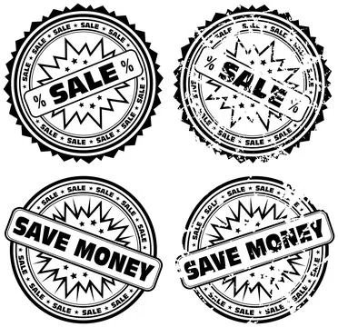 Collect stamps Stock Illustration