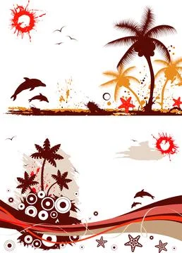 Collect summer design Illustrazione stock