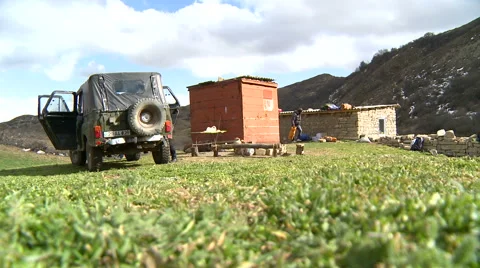 Collect things in the car Video stock 62749495