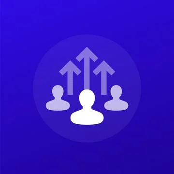 Collect user data icon, transparent design Stock Illustration