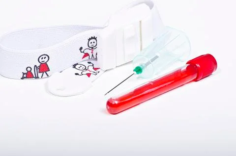Collected blood Stock Photos