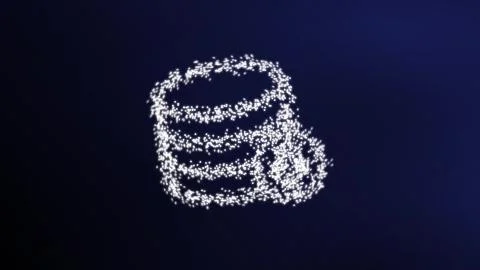Collected coins and down arrow  in particles effect 库存插图