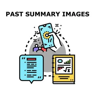 Collecting and analyzing data for information concept Stock Illustration