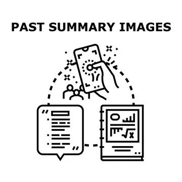 Collecting and analyzing data for information concept Stock Illustration