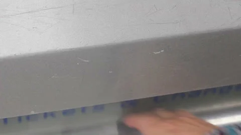 Collecting train tickets Stock Footage 25016592