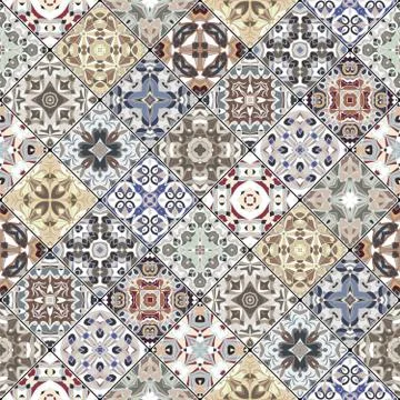 Collection of abstract patterns Stockillustratie