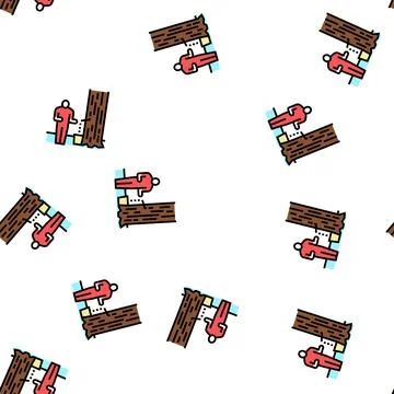 Collection and storage maple syrup vector seamless pattern Stock Illustration