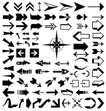 Collection of arrows2 Stock Photos