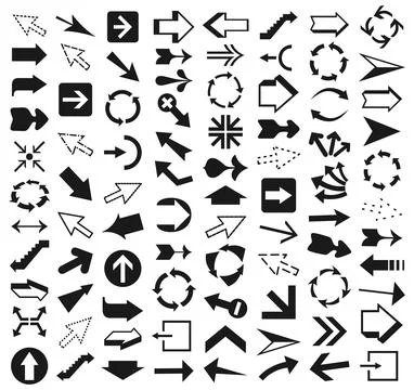 Collection of arrows9 Stock Photos