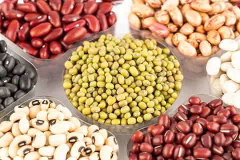 Collection of beans Stock Photos