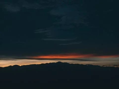 Collection of Beautiful Sunset under Cloudy Sky Stock Photos