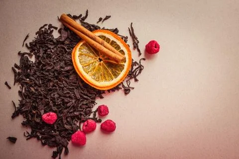 Collection black tea. Stock Photos