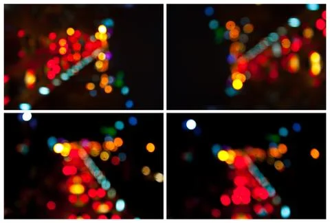 Collection bokeh background Stock Photos