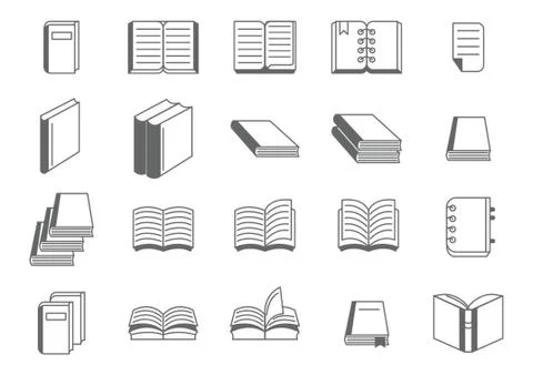 Collection Of Books Stockillustratie