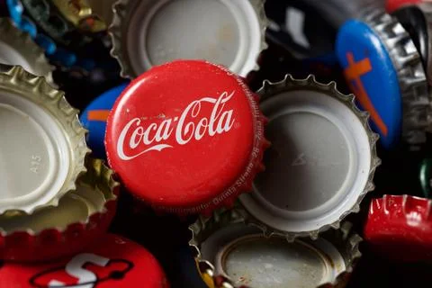 Collection of bottle caps Фото