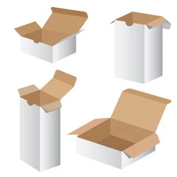 Collection Box Packaging Design. Vector Collection box packaging. Stock Illustration