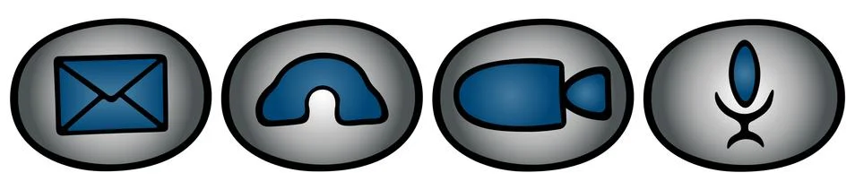 Collection of buttons. Selection menu. Vector set of illustrations. イラスト素材