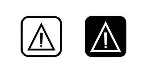 A collection of caution and warning sign icons, widely used in logistics, p.. Stock Illustration