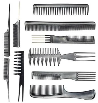 Collection of combs 写真素材