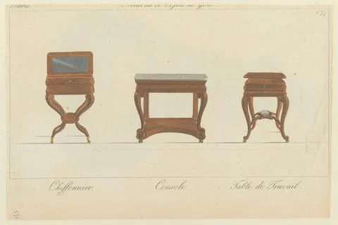 Collection de Meubles et Objets de Got, vol. 3 [182031] Edited by Pierre de.. Stock Illustration