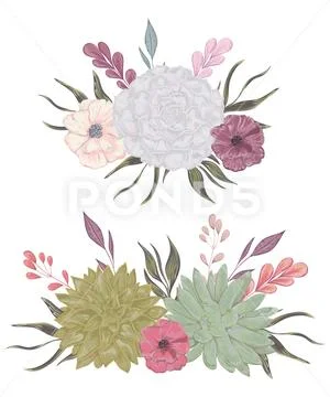 Floral design elements