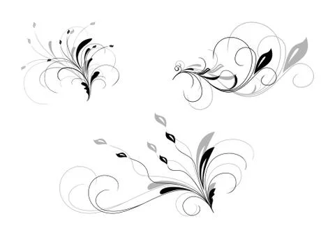 Collection of design elements Stock Illustration