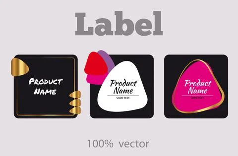 Collection of design elements,labels,icon,frames, for logo,packaging,design of Stock Illustration