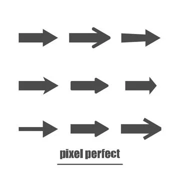 Collection of different arrows design. flat Arrow style Stock Illustration