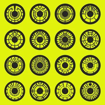 Collection of different graphic elements Collection of different graphic e... Stock Photos