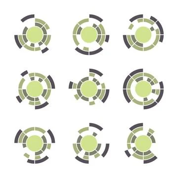 Collection of different graphic elements for design. Collection of differe... Stock Photos