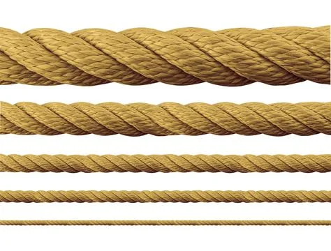 A collection of different string ropes Stock Photos