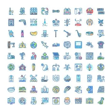 Collection of diverse hand drawn doodle style icons Ilustración de archivo