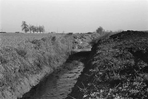 Collection of the Dutch Heidematschappij. Close-down water pipes. 1948. Ze... Stock Photos