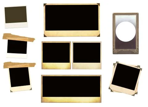 Collection elements for scrapbooking Stock Illustration