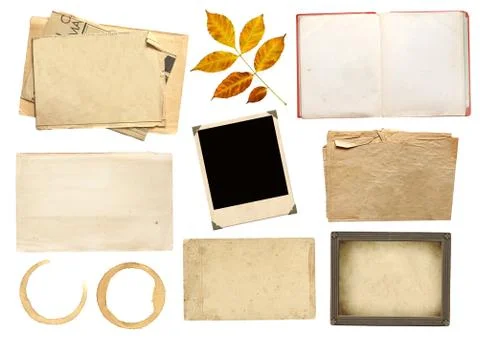 Collection elements for scrapbooking Stock Illustration