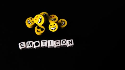 A collection of emoticons Stock Photos