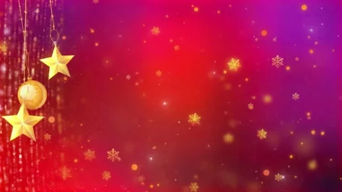 Collection of exploding Christmas objects, New Year festival with the golden Video stock 258505708