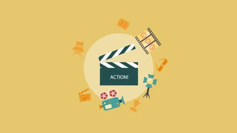 Collection of Film Elements Background Stock Footage 260838942