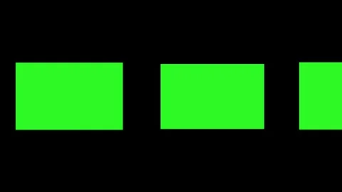 Collection of flat, minimal transitions with green screen Stock Footage 319663568