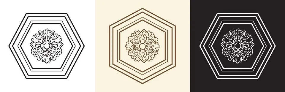 Collection of geometric elements for design vector illustration 库存插图