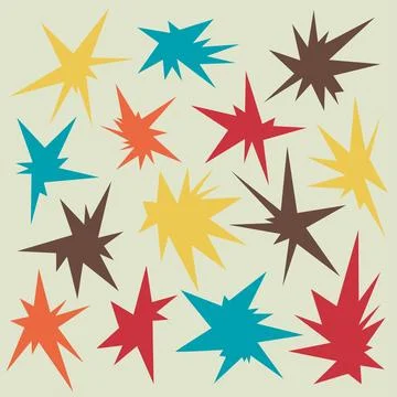 Collection of groove psychedelic hole elements. Retro design Illustrazione stock