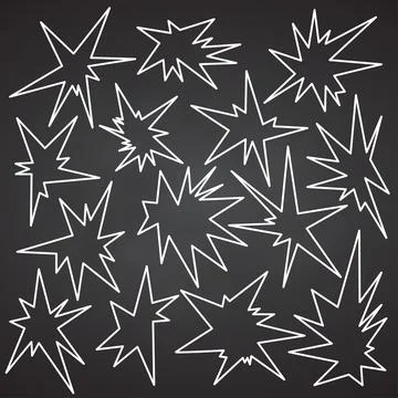 Collection of groove psychedelic hole elements. Retro design Illustrazione stock