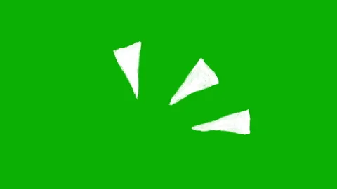 Collection of hand drawn doodle animations on a green screen background Stockbeeldmateriaal 341677696