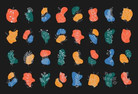 Collection of highlight story covers Stock Illustration