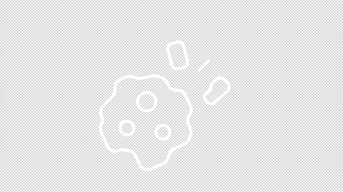 Collection of icons representing space Stock Footage 274343428