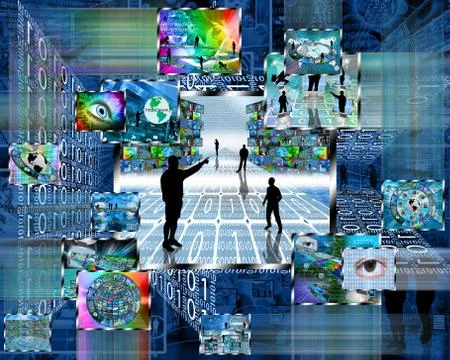 Collection of images Stock Illustration