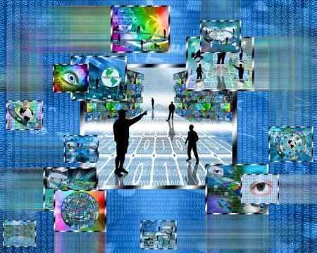 Collection of images Stock Illustration