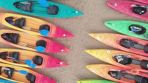 A collection of kayaking videos Stockbeeldmateriaal 114054893
