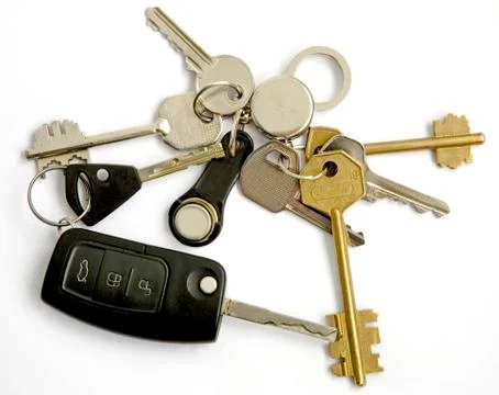 Collection of keys Stock Photos