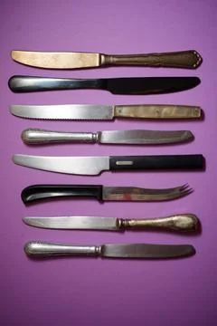 Collection of knifes 库存照片
